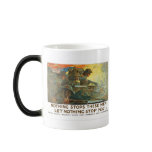 Nothing stops coffee mug
