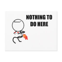 Nothing To Do Here Postcards