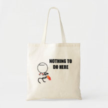 Nothing To Do Here Rage Face Meme Bag