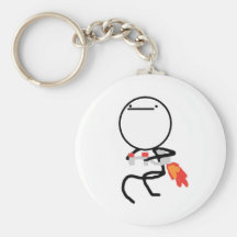 Nothing To Do Here Rage Face Meme Key Chain