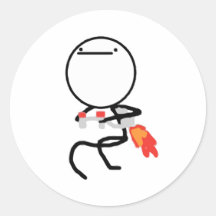 Nothing To Do Here Rage Face Meme Sticker