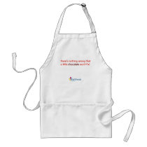 nothing wrong a little chocolate won't fix apron