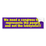 notLobbyists Bumper Sticker