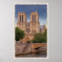 Notre Dame and the River Seine Posters