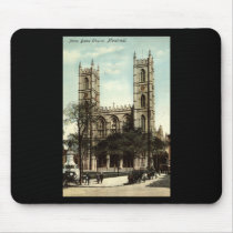 Notre Dame Church Montreal Vintage 1914 Mouse Pad