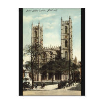 Notre Dame Church Montreal Vintage 1914 Post Card