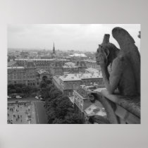 Notre Dame Gargoyle 2 Print