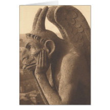 Notre Dame Gargoyle Circa 1900 Cards