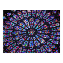 Notre Dame Rose Window postcards
