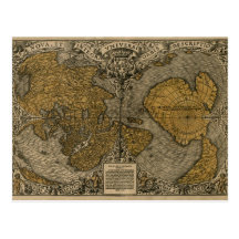 Noua, et Integra Uniuersi Orbis Descriptio Post Cards
