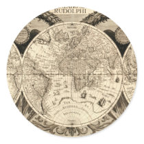 Noua Orbis Terrarum Round Sticker