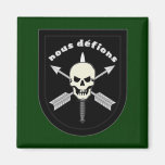 nous defions refrigerator magnet