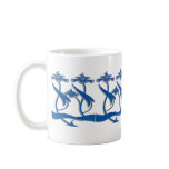 Nouveau Beardsley Flowers Coffee Mug