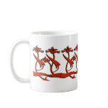 Nouveau Beardsley Flowers Coffee Mug