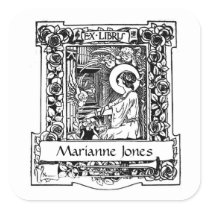Nouveau Ex-Libris Bookplate Stickers
