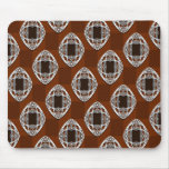 Nouveau Eye Chequerboard Brown Mousemat