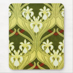 Nouveau in Spring Green mousepads