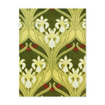 Nouveau in Spring Green Postcards