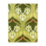 Nouveau in Spring Green Postcards