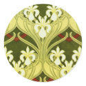 Nouveau in Spring Green stickers