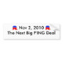 NOV 2010 Election Bumper Stickers