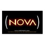 NOVA Promo Cards business cards
