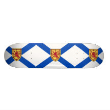 Nova Scotia(Historic 3 By 4 Ratio) flag Skate Deck
