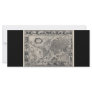 Nova totius terrarum, 1606 Antique World Map Rack Card Design