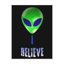 Novelty Alien Designs Post Cards