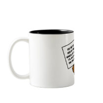 Novelty bear shit in the  woods coffee mug