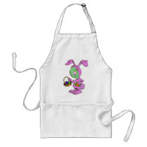 Novelty Easter Bunny Alien Design Apron