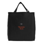 November Bride Black Embroidered Bag embroidered bags