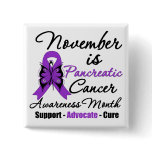 November is Pancreatic  Cancer Awareness Month v2 buttons