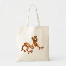 Novgorod Dragon rust Canvas Bags