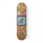 NOVINO Exotic Bird and Florals by Naveen skateboards