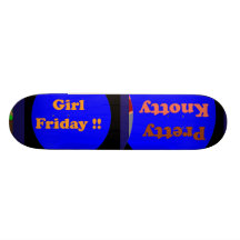 NOVINO Play with Pretty Knotty Friday Girl Skate Decks