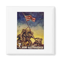 Now All Together Vintage War Poster