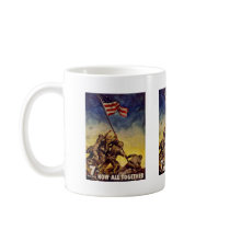 Now All Together Vintage War Poster Coffee Mugs