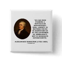 Now Forming A Republican Government Real Liberty Button