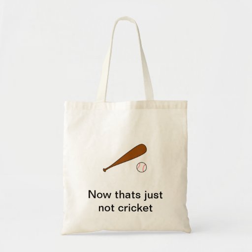 Now thats just not cricket bag