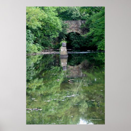 Nowhere Bridge in Summer Vertical Gallery Print