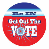 NowPower • Get Out The VOTE Ornament Photo Sculpture