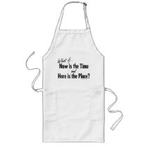 Now's the Time Aprons