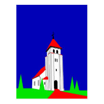 Nr. Bjert Kirke Post Card