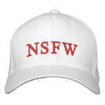 NSFW Red HOT CUSTOMIZE IT embroidered hats