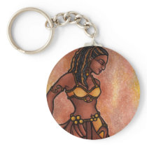 Nubian Sister Belly Dancer Keychain