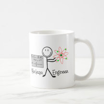 Nuclear Engineer Gifts--Stick People Humour Mugs
