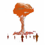 Nuclear Explosion. photo sculptures