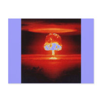 nuclear-explosion postcards