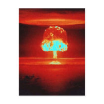 nuclear-explosion postcards